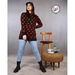 بافت یقه گردطرح قلبی کد 1052