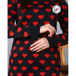 بافت یقه گردطرح قلبی کد 1052