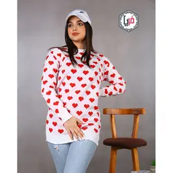 بافت یقه گردطرح قلبی کد 1052