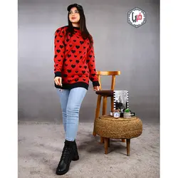 بافت یقه گردطرح قلبی کد 1052