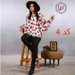 شومیز طرح دار کد 973