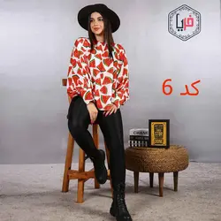 شومیز طرح دار کد 973