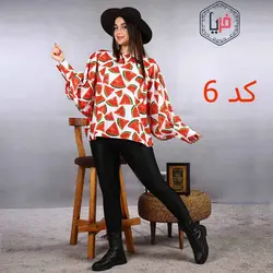 شومیز طرح دار کد 973