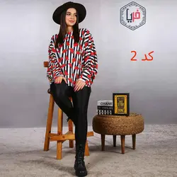 شومیز طرح دار کد 973