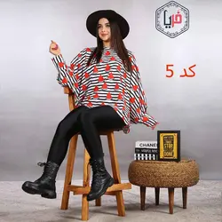 شومیز طرح دار کد 973