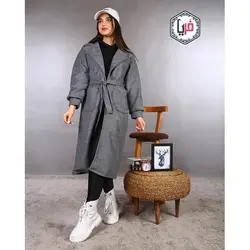 پالتو بلند دو جیب کد محصول 1021
