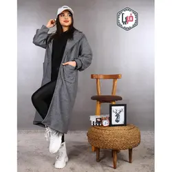 پالتو بلند دو جیب کد محصول 1021