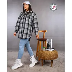 پالتوچهارخونه یقه خز کدمحصول 1037