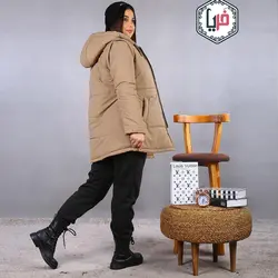 کاپشن پافر جلو زیپدارکد 994