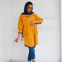 مانتو میکرو جلو دکمه دار کد 927