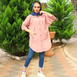 مانتو میکرو جلو دکمه دار کد 927