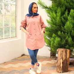 مانتو میکرو جلو دکمه دار کد 927