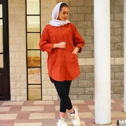 مانتو میکرو جلو دکمه دار کد 927