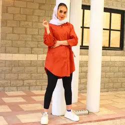 مانتو میکرو جلو دکمه دار کد 927