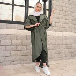 مانتو بلند کمر کش کد 906