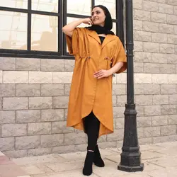 مانتو بلند کمر کش کد 906