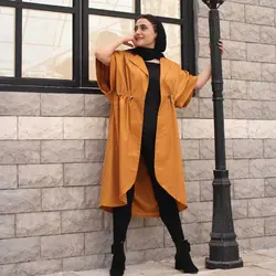 مانتو بلند کمر کش کد 906