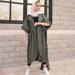 مانتو بلند کمر کش کد 906