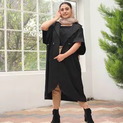 مانتو بلند کمر کش کد 906