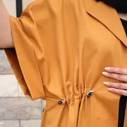 مانتو بلند کمر کش کد 906