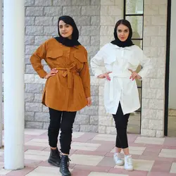 مانتو کمر دار کد 827