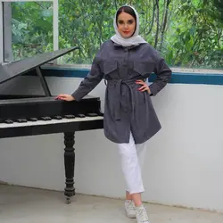 مانتو کمر دار کد 827