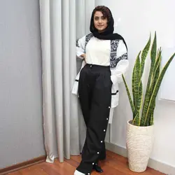 شلوار بغل دکمه دار کد 760