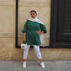 مانتو کمر کش کد 736