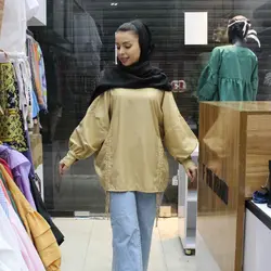 مانتو پانچ جلوبسته کد 645