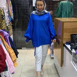 مانتو پانچ جلوبسته کد 645