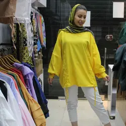 مانتو پانچ جلوبسته کد 645