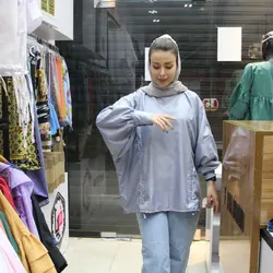 مانتو پانچ جلوبسته کد 645