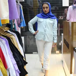 شومیز جین کد 556