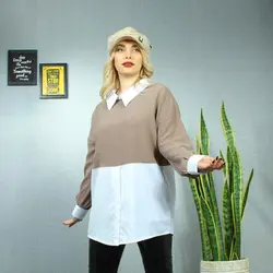 شومیز آستر وصل کد483