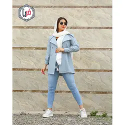 مانتو يقه دوبل راه راه كد 1250