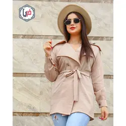 مانتو يقه دوبل راه راه كد 1250