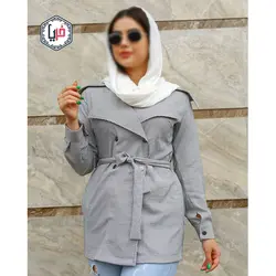 مانتو يقه دوبل راه راه كد 1250