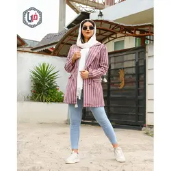 مانتو كتي راه راه كد 1262