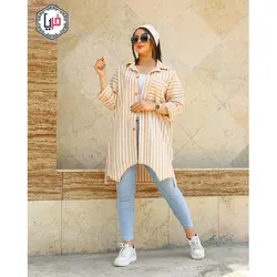 مانتو لنين راه راه بهاره كد 1280