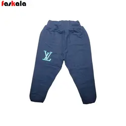 شلوار سرمه ای دمپا گلدوزی