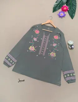 بلوز گل چاپی سنتی