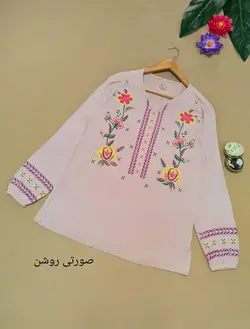 بلوز گل چاپی سنتی