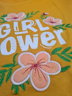 بلوز دورس گلدوزی Girl Power