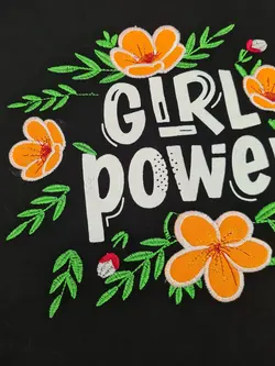 بلوز دورس گلدوزی Girl Power