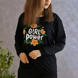 بلوز دورس گلدوزی Girl Power
