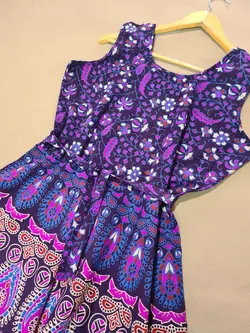 سارافون هندی طرح طاووسی