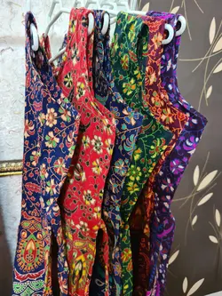 سارافون هندی طرح طاووسی