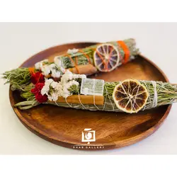 جا دستمالی رومیزی بلوری مدل برگه - گالری قاب