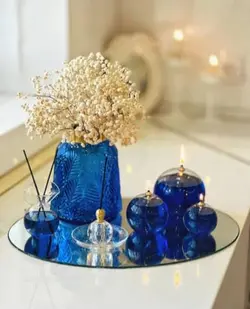 ست اکسسوری جلومبلی لاجوردی2023 - گالری قاب