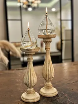 شمعدان پتینه بالی - گالری قاب